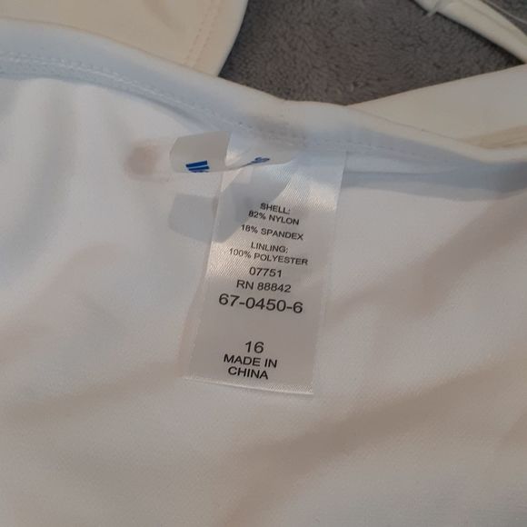 Swimsuits For All Triple String Cut Out White Bikini Swim Bottoms NWT - Picture 8 of 15